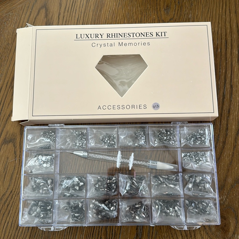 Rhinestones Crystals Kit - Silver
